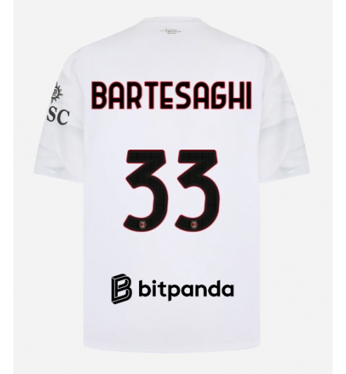 AC Milan Davide Bartesaghi #33 Replika Bortedrakt 2026-27 Kortermet AC Milan Davide Bartesaghi #33 Replika Bortedrakt 2026-27 Kortermet