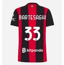 AC Milan Davide Bartesaghi #33 Replika Hjemmedrakt Dame 2026-27 Kortermet