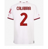 AC Milan Davide Calabria #2 Replika Bortedrakt 2022-23 Kortermet