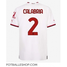 AC Milan Davide Calabria #2 Replika Bortedrakt 2022-23 Kortermet
