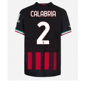 AC Milan Davide Calabria #2 Replika Hjemmedrakt 2022-23 Kortermet