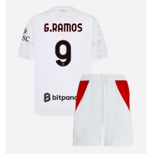AC Milan Goncalo Ramos #9 Replika Bortedrakt Barn 2026-27 Kortermet (+ bukser)