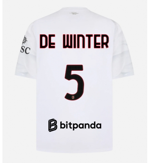 AC Milan Koni De Winter #5 Replika Bortedrakt 2026-27 Kortermet AC Milan Koni De Winter #5 Replika Bortedrakt 2026-27 Kortermet