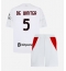 AC Milan Koni De Winter #5 Replika Bortedrakt Barn 2026-27 Kortermet (+ bukser)