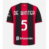 AC Milan Koni De Winter #5 Replika Hjemmedrakt 2026-27 Kortermet