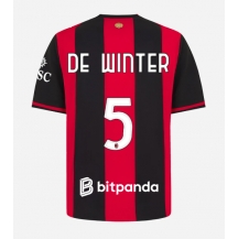 AC Milan Koni De Winter #5 Replika Hjemmedrakt 2026-27 Kortermet
