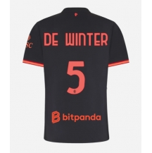 AC Milan Koni De Winter #5 Replika Tredjedrakt Dame 2026-27 Kortermet