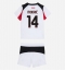 AC Milan Luka Modric #14 Replika Bortedrakt Barn 2025-26 Kortermet (+ bukser)