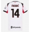 AC Milan Luka Modric #14 Replika Bortedrakt Dame 2025-26 Kortermet