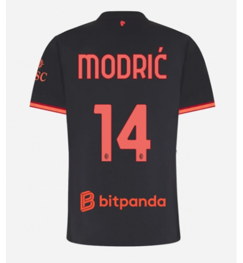 AC Milan Luka Modric #14 Replika Tredjedrakt Dame 2026-27 Kortermet AC Milan Luka Modric #14 Replika Tredjedrakt Dame 2026-27 Kortermet