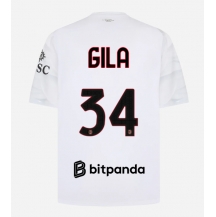 AC Milan Mario Gila #34 Replika Bortedrakt 2026-27 Kortermet