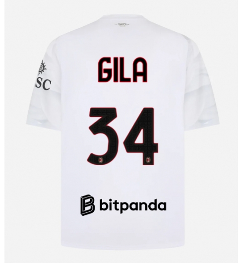 AC Milan Mario Gila #34 Replika Bortedrakt 2026-27 Kortermet AC Milan Mario Gila #34 Replika Bortedrakt 2026-27 Kortermet
