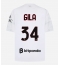 AC Milan Mario Gila #34 Replika Bortedrakt 2026-27 Kortermet AC Milan Mario Gila #34 Replika Bortedrakt 2026-27 Kortermet