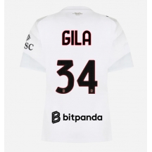 AC Milan Mario Gila #34 Replika Bortedrakt Dame 2026-27 Kortermet