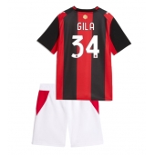 AC Milan Mario Gila #34 Replika Hjemmedrakt Barn 2026-27 Kortermet (+ bukser)