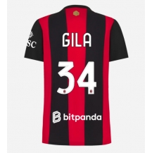 AC Milan Mario Gila #34 Replika Hjemmedrakt Dame 2026-27 Kortermet