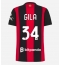 AC Milan Mario Gila #34 Replika Hjemmedrakt Dame 2026-27 Kortermet AC Milan Mario Gila #34 Replika Hjemmedrakt Dame 2026-27 Kortermet