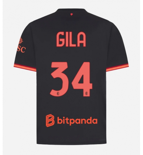 AC Milan Mario Gila #34 Replika Tredjedrakt 2026-27 Kortermet AC Milan Mario Gila #34 Replika Tredjedrakt 2026-27 Kortermet