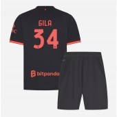 AC Milan Mario Gila #34 Replika Tredjedrakt Barn 2026-27 Kortermet (+ bukser)
