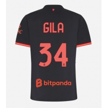 AC Milan Mario Gila #34 Replika Tredjedrakt Dame 2026-27 Kortermet