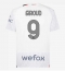 AC Milan Olivier Giroud #9 Replika Bortedrakt 2023-24 Kortermet