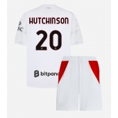 AC Milan Omari Hutchinson #20 Replika Bortedrakt Barn 2026-27 Kortermet (+ bukser)