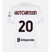 AC Milan Omari Hutchinson #20 Replika Bortedrakt Dame 2026-27 Kortermet