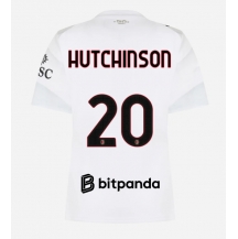 AC Milan Omari Hutchinson #20 Replika Bortedrakt Dame 2026-27 Kortermet