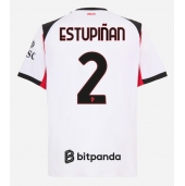 AC Milan Pervis Estupinan #2 Replika Bortedrakt 2025-26 Kortermet