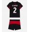 AC Milan Pervis Estupinan #2 Replika Hjemmedrakt Barn 2025-26 Kortermet (+ bukser)