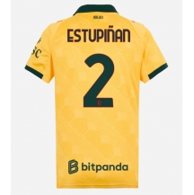 AC Milan Pervis Estupinan #2 Replika Tredjedrakt Dame 2025-26 Kortermet