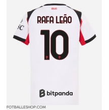 AC Milan Rafael Leao #10 Replika Bortedrakt Dame 2025-26 Kortermet