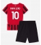 AC Milan Rafael Leao #10 Replika Hjemmedrakt Barn 2024-25 Kortermet (+ bukser)
