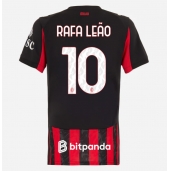 AC Milan Rafael Leao #10 Replika Hjemmedrakt Dame 2025-26 Kortermet