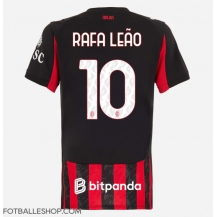 AC Milan Rafael Leao #10 Replika Hjemmedrakt Dame 2025-26 Kortermet