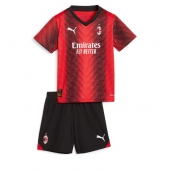 AC Milan Replika Hjemmedrakt Barn 2023-24 Kortermet (+ bukser)