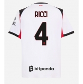 AC Milan Samuele Ricci #4 Replika Bortedrakt 2025-26 Kortermet