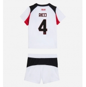 AC Milan Samuele Ricci #4 Replika Bortedrakt Barn 2025-26 Kortermet (+ bukser)