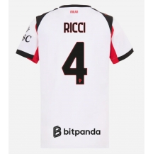 AC Milan Samuele Ricci #4 Replika Bortedrakt Dame 2025-26 Kortermet