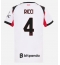 AC Milan Samuele Ricci #4 Replika Bortedrakt Dame 2025-26 Kortermet