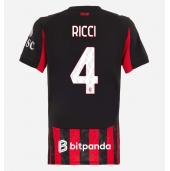 AC Milan Samuele Ricci #4 Replika Hjemmedrakt Dame 2025-26 Kortermet