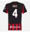 AC Milan Samuele Ricci #4 Replika Hjemmedrakt Dame 2025-26 Kortermet
