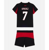 AC Milan Santiago Gimenez #7 Replika Hjemmedrakt Barn 2025-26 Kortermet (+ bukser)