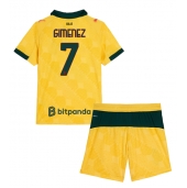 AC Milan Santiago Gimenez #7 Replika Tredjedrakt Barn 2025-26 Kortermet (+ bukser)