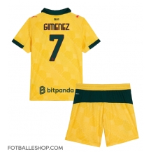 AC Milan Santiago Gimenez #7 Replika Tredjedrakt Barn 2025-26 Kortermet (+ bukser)