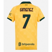 AC Milan Santiago Gimenez #7 Replika Tredjedrakt Dame 2025-26 Kortermet