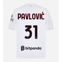 AC Milan Strahinja Pavlovic #31 Replika Bortedrakt 2026-27 Kortermet