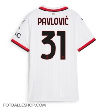 AC Milan Strahinja Pavlovic #31 Replika Bortedrakt Dame 2024-25 Kortermet