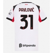 AC Milan Strahinja Pavlovic #31 Replika Bortedrakt Dame 2025-26 Kortermet
