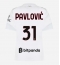 AC Milan Strahinja Pavlovic #31 Replika Bortedrakt Dame 2026-27 Kortermet